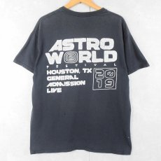 画像1: Travis Scott "ASTRO WORLD ヒップホップTシャツ" BLACK M (1)
