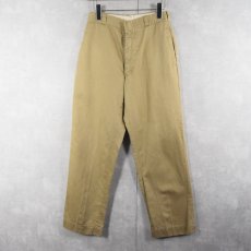 画像1: 【SALE】 70's U.S.ARMY チノトラウザーズ W27 (1)