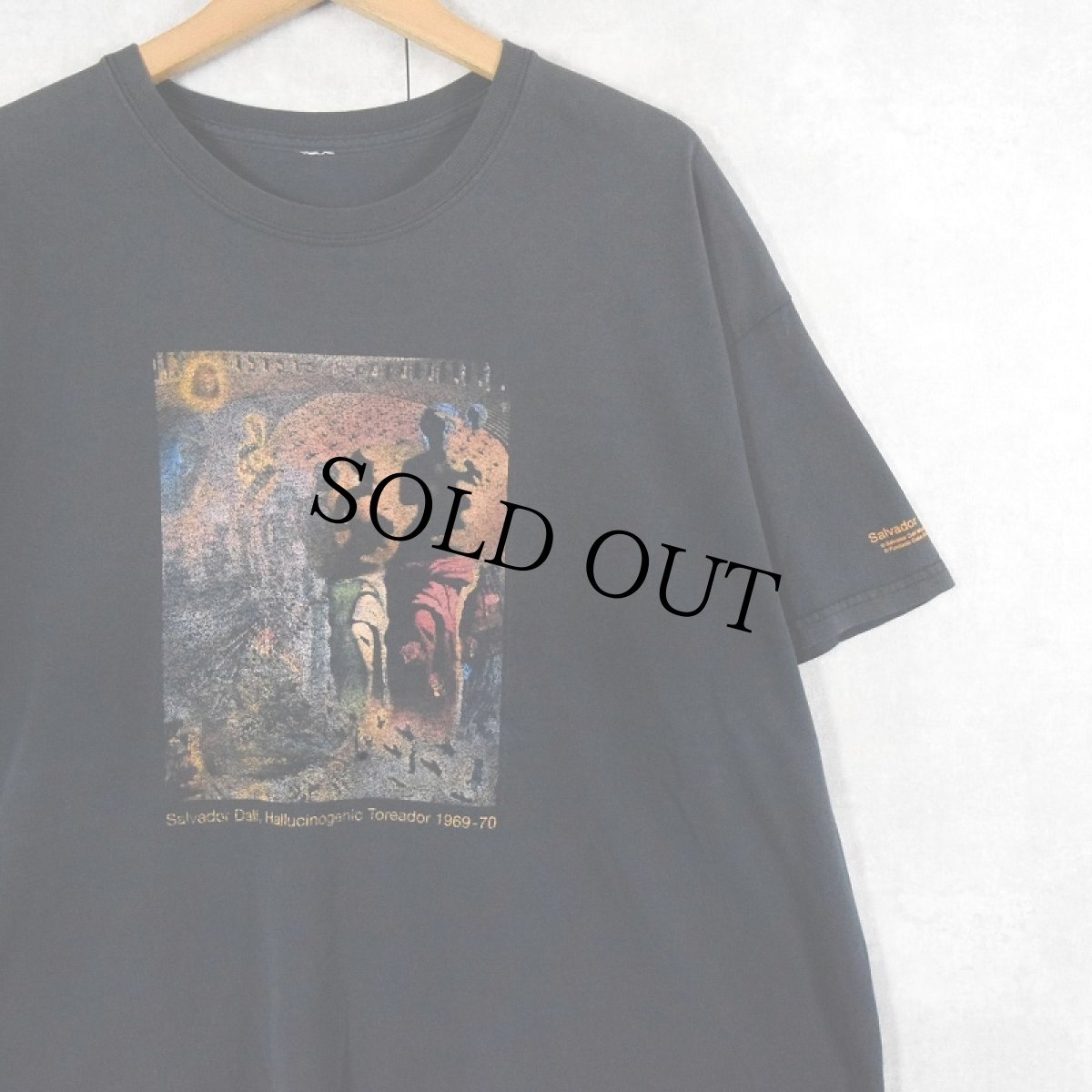 画像1: Salvador Dali "Hallucinogenic Toreador" アートプリントTシャツ BLACK (1)