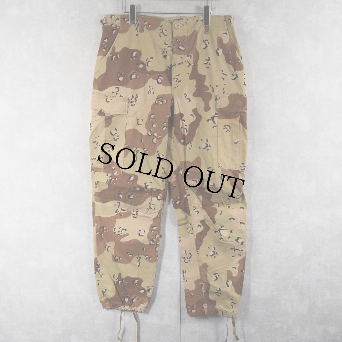 画像1: 90's U.S.ARMY チョコチップカモ コンバットパンツ MEDIUM-REGULAR (1)