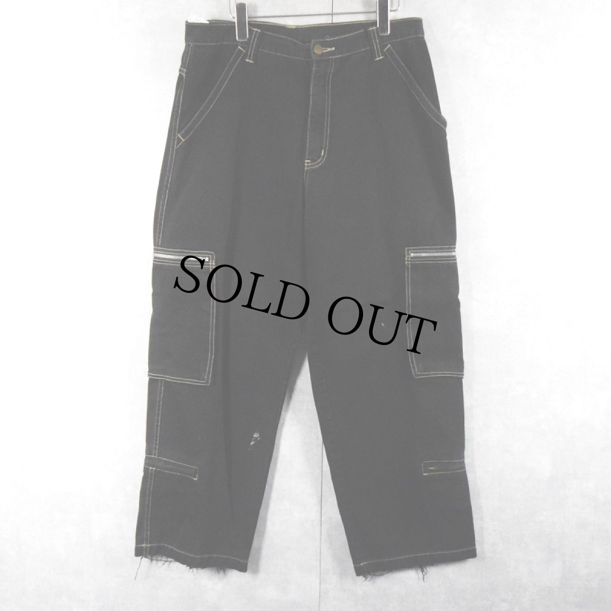 画像1: URBAN X-TREME カーゴパンツ BLACK W34 (1)