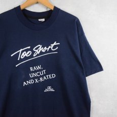 画像1: 90's Too Short "RAW, UNCUT, AND X-RATED" ヒップホップTシャツ NAVY XL (1)