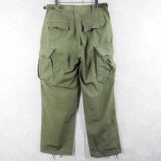 画像2: 60's U.S.ARMY コットンポプリン ジャングルファティーグパンツ 3rd SMALL REGULAR (2)