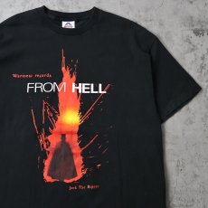 画像1: 2000's FROM HELL "Jack The Ripper" サスペンス映画プリントTシャツ BLACK XL (1)