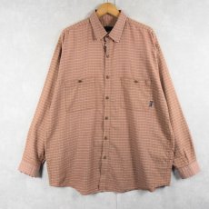画像1: 2000's Patagonia "ORGANIC COTTON" チェック柄コットンシャツ L (1)