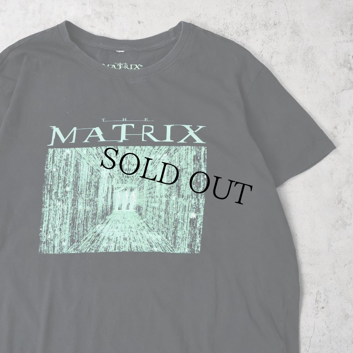 画像1: THE MATRIX 映画プリントTシャツ BLACK (1)