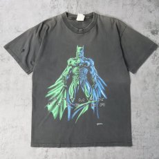 画像1: 90's DC COMICS USA製 "BATMAN" キャラクタープリントTシャツ BLACK L (1)