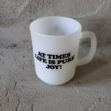 画像2: 60〜70's Fire-King USA製 PEANUTS 9オンスマグ (2)