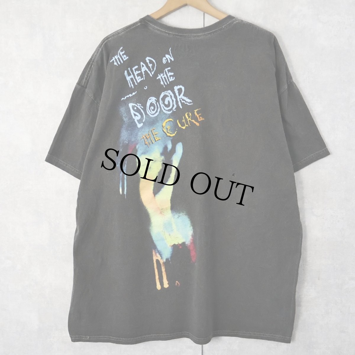 画像2: 2023 THE CURE "THE HEAD ON THE DOOR" ロックバンドプリントTシャツ BLACK (2)