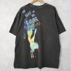 画像2: 2023 THE CURE "THE HEAD ON THE DOOR" ロックバンドプリントTシャツ BLACK  (2)