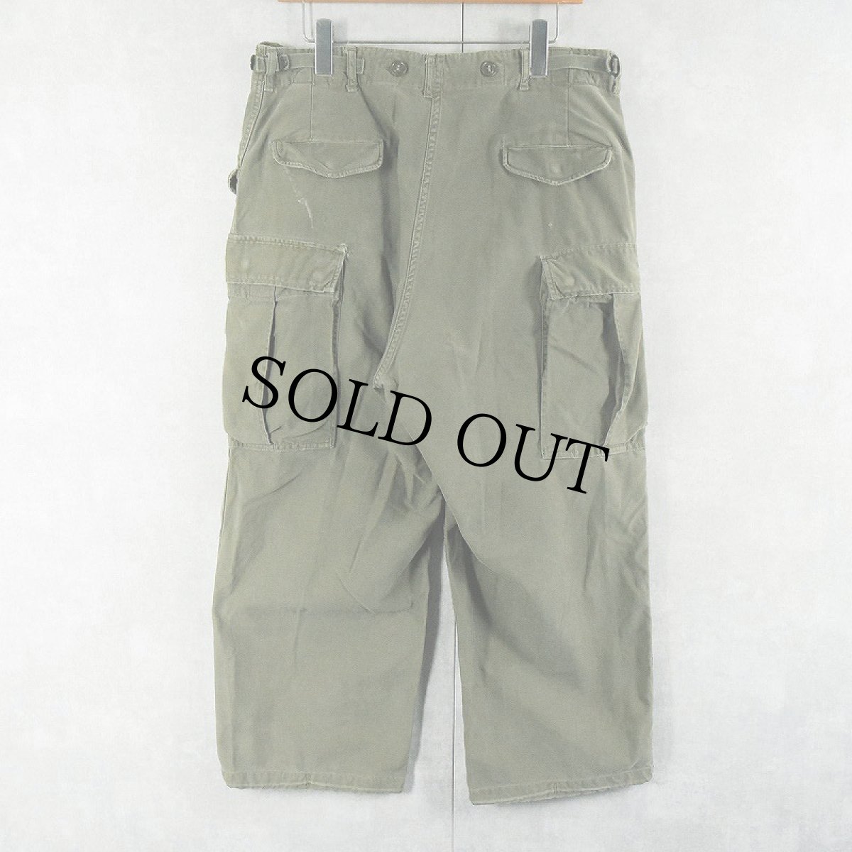画像2: 50's U.S.ARMY M-51 フィールドパンツ SHORT MEDIUM (2)