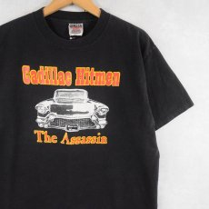 画像1: 90's Cadillac Hitmen "The Assassin" サーフロックバンドTシャツ BLACK L (1)