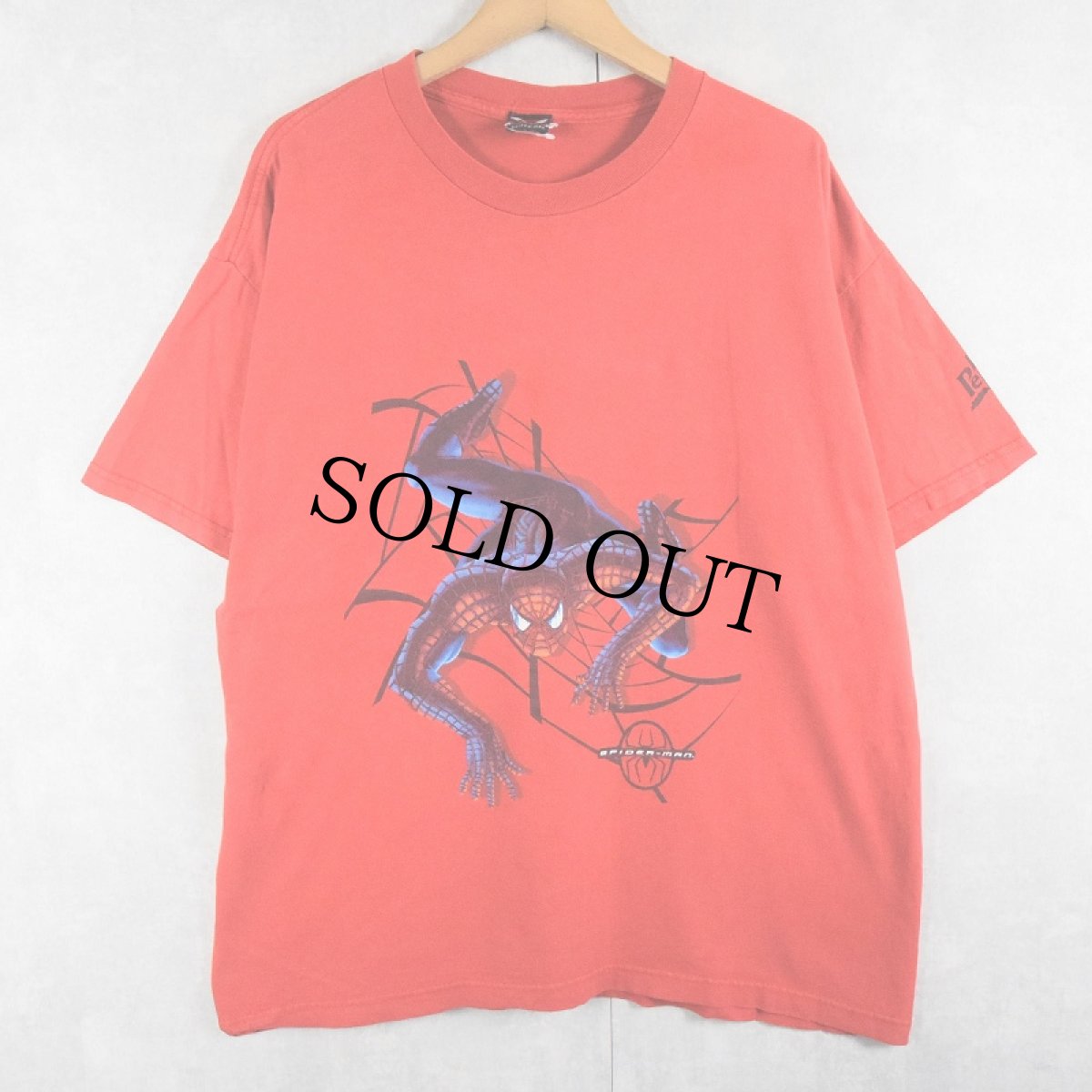 画像1: 2000's SPIDER-MAN USA製 キャラクタープリントTシャツ XL (1)