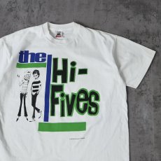 画像1: 90's Lookout Records "The hi-Fives" レコードレーベル プリントTシャツ XL (1)