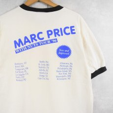 画像2: 90's Marc Price "WITH NUYS TOUR '96" パロディプリントリンガーTシャツ XL (2)