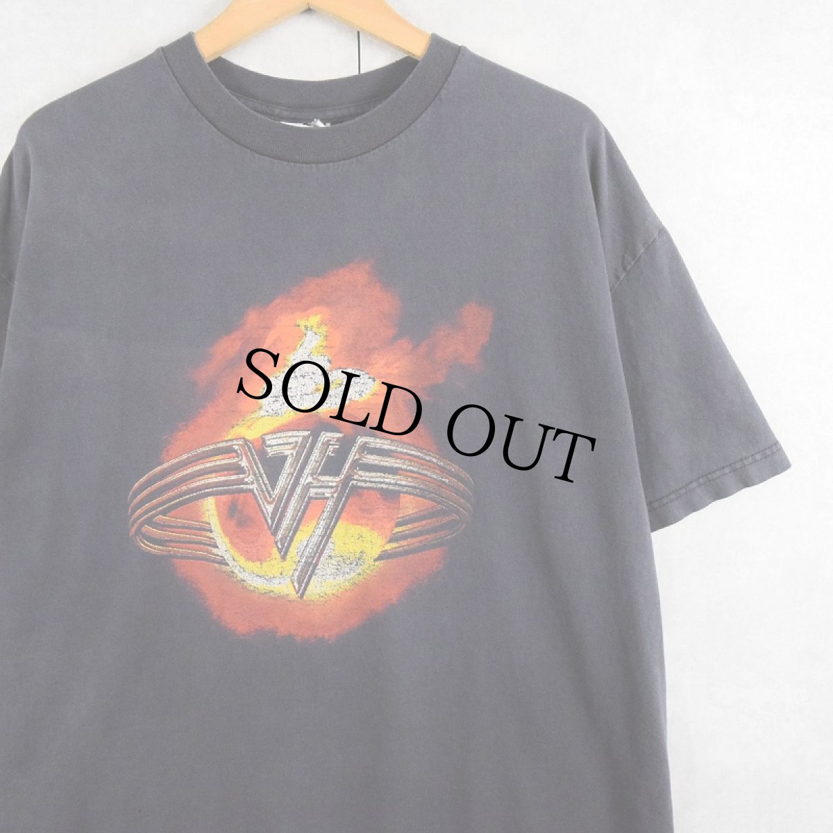 画像1: 2004 VAN HALEN ハードロックバンドツアーTシャツ XL (1)