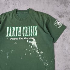 画像1: 90's Earth Crisis "Destroy the Machines" メタルコア・バンド アルバムプリントTシャツ (1)