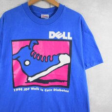 画像1: 90's DELL チャリティーウォークイベントプリントTシャツ L (1)