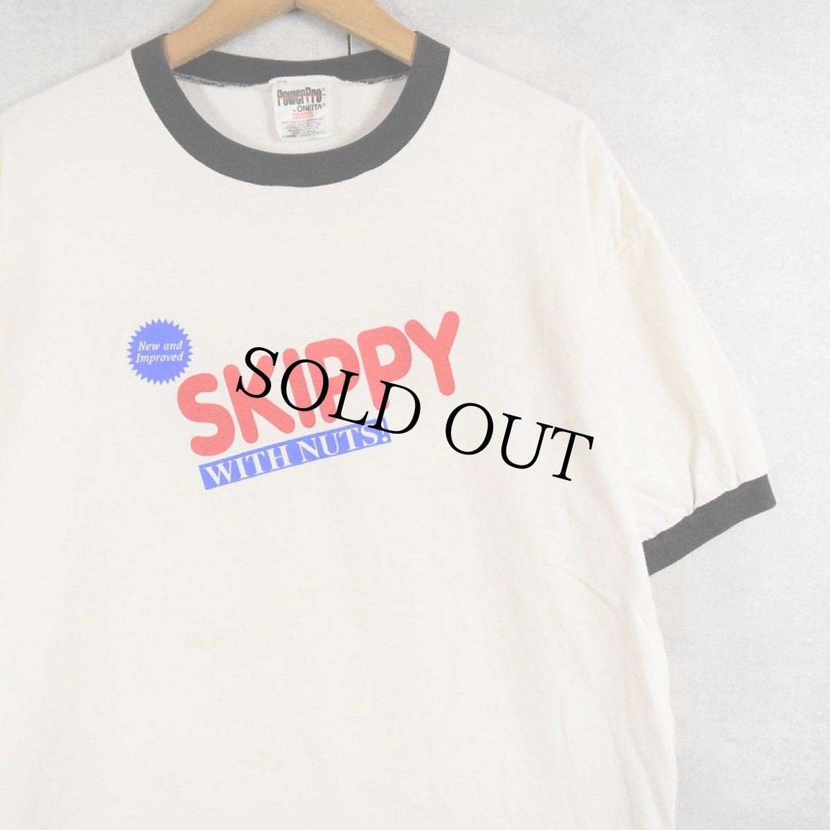 画像1: 90's Marc Price "WITH NUYS TOUR '96" パロディプリントリンガーTシャツ XL (1)