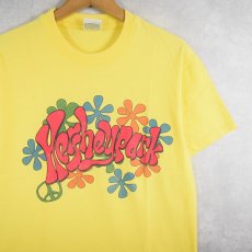画像1: 90's Hersheypark USA製 ピースマークプリントTシャツ M (1)