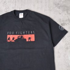 画像1: 2000's FOO FIGHTERS "ONE BY ONE" ロックバンド ツアープリントTシャツ BLACK XL (1)