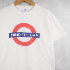 画像1: London Regional Transport "MIND THE GAP" 交通局プリントTシャツ KIDS (1)