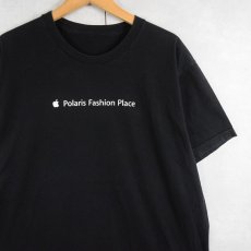 画像1: Apple "Polaros Fashon Place" プリントTシャツ BLACK (1)