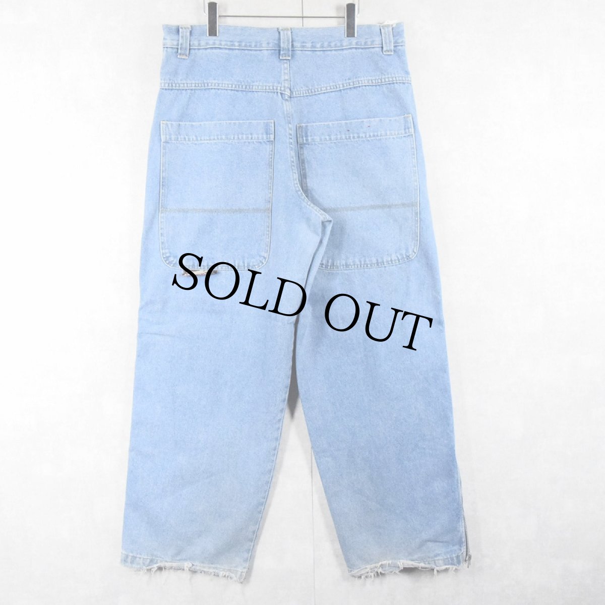 画像2: MAC GEAR サイドジップ ワイドデニムパンツ W36 (2)