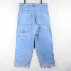 画像2: MAC GEAR サイドジップ ワイドデニムパンツ W36 (2)