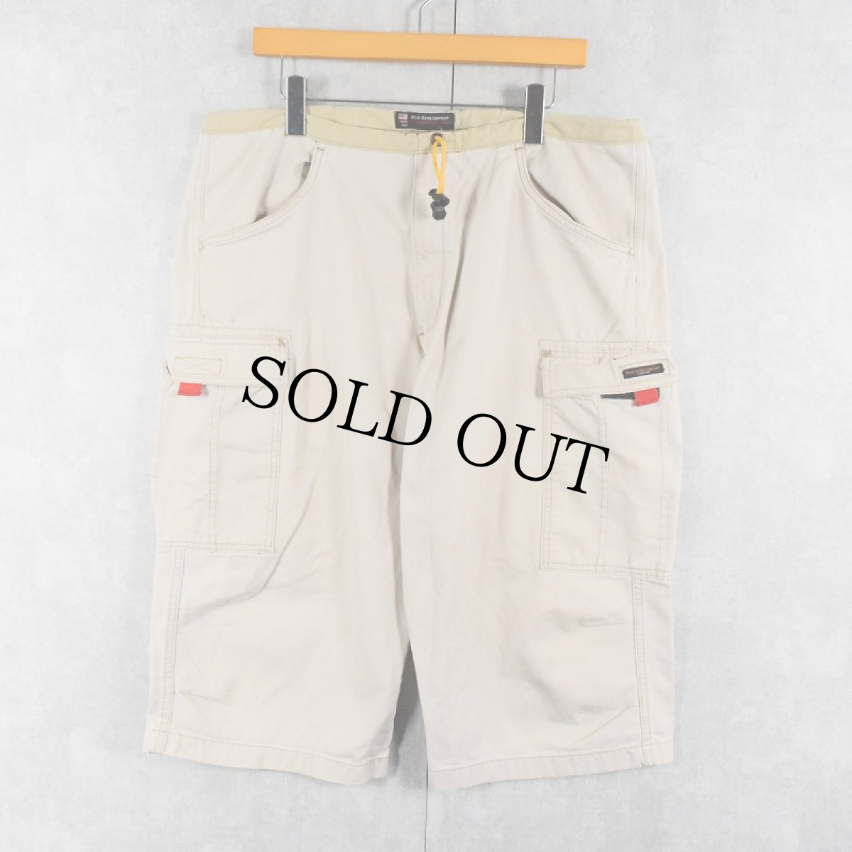 画像2: POLO JEANS CO. Ralph Lauren コットンカーゴショーツ L (2)