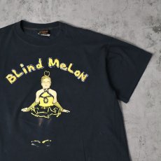 画像1: 90's BLIND MELON USA製 "CRAMMED IN A VAN TOUR" ロックバンドツアープリントTシャツ BLACK XL (1)