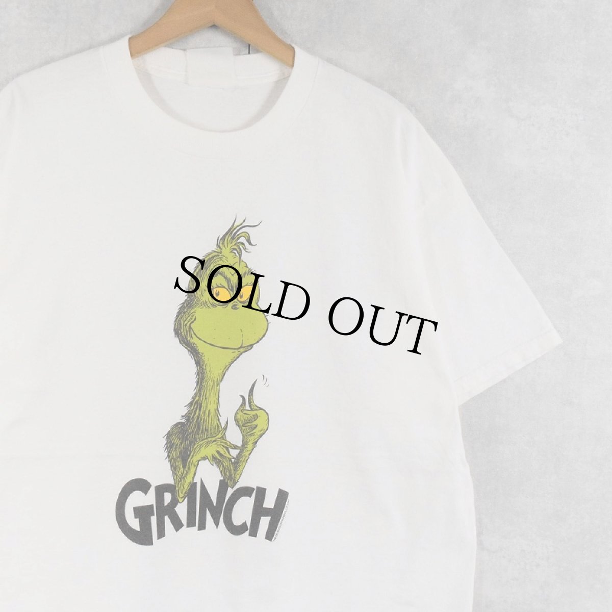 画像1: 90's Dr.Seuss "The GRINCH" キャラクタープリントTシャツ (1)