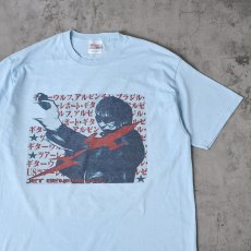 画像1: Guitar Wolf "JET GENERATION" ガレージロックバンド ツアープリントTシャツ L (1)