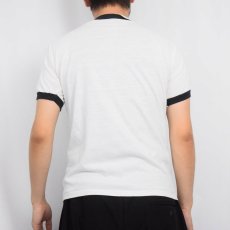画像3: 80's USA製 "TRASHFEST '81" イラストプリントリンガーTシャツ M (3)