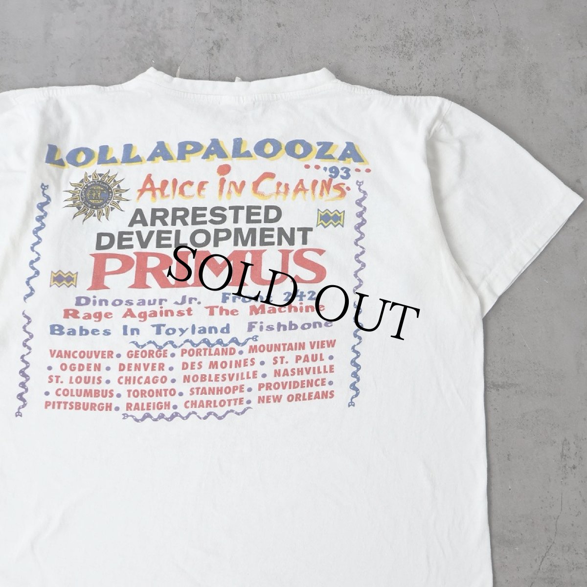 画像2: 90's LOLLAPALOOZA ロックフェスティバル プリントTシャツ (2)