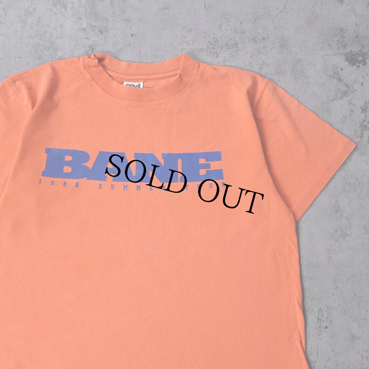 画像2: 90's BANE USA製 ハードコアパンクバンド ツアープリントTシャツ M (2)