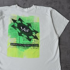 画像2: 90's FringeWare Review USA製 マガジンプリントTシャツ XL (2)