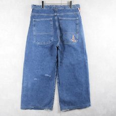 画像2: SONOMA BIG FIT サイドライン ワイドデニムパンツ W36 (2)