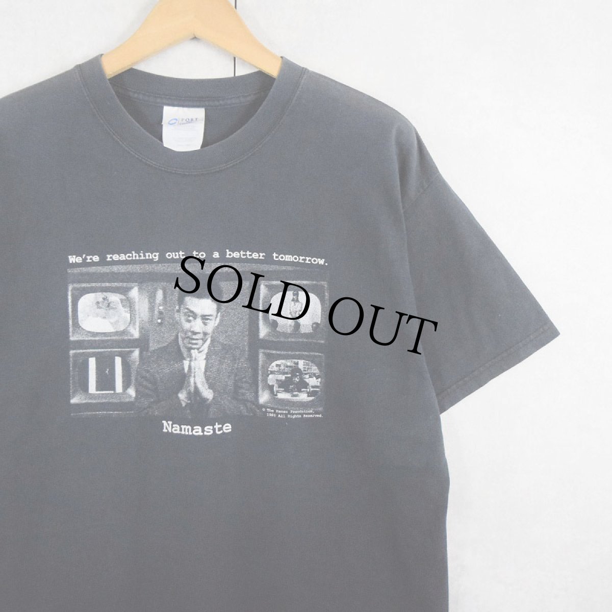 画像1: 2000's LOST "Namaste" テレビドラマプリントTシャツ L (1)