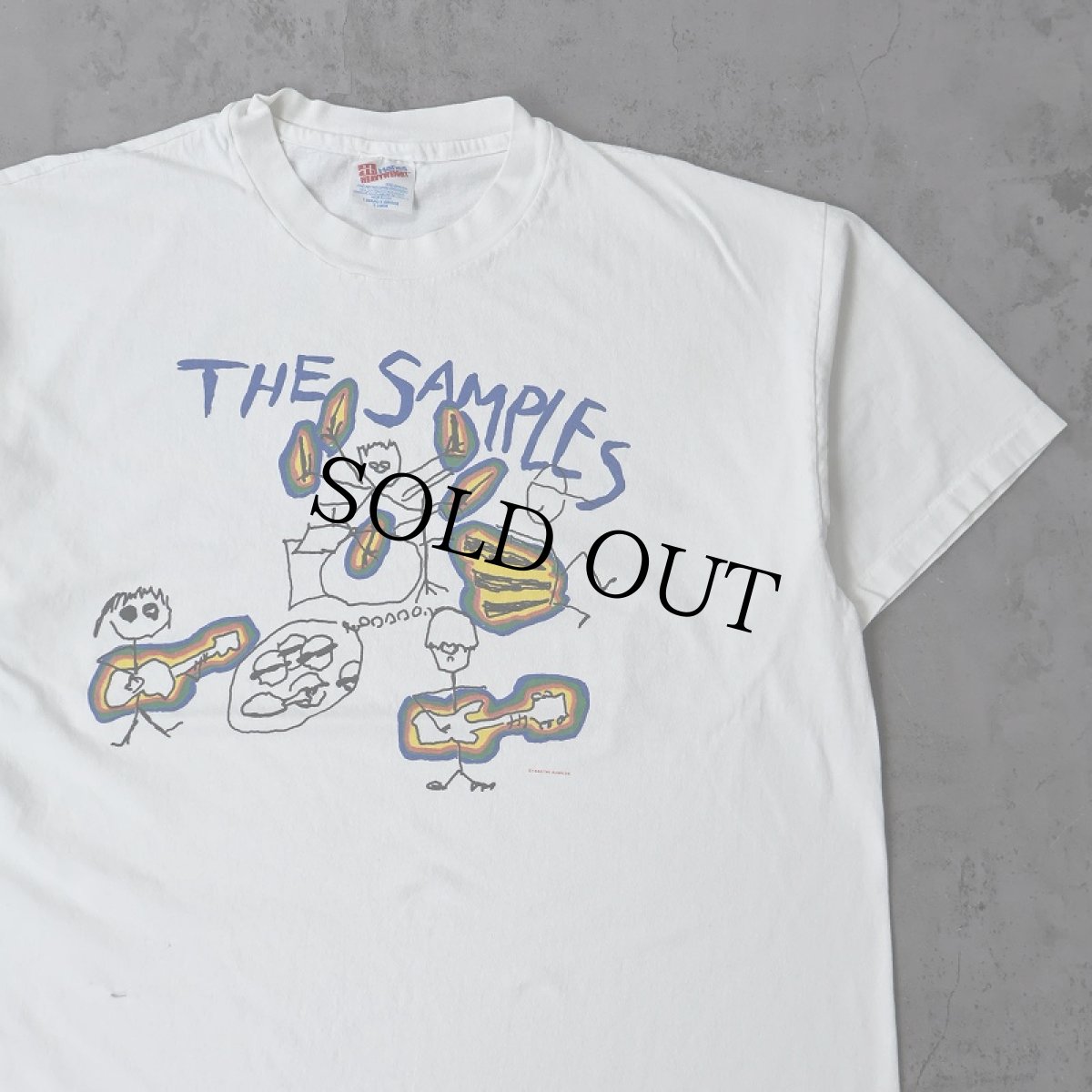 画像1: 90's THE SAMPLES USA製 ロックバンドプリントTシャツ XL (1)