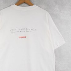 画像2: 90's COMPAQ USA製 コンピューター企業 プリントTシャツ XL (2)