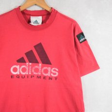 画像1: 90's adidas EQUIPMENT ロゴプリントTシャツ M (1)