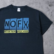 画像1: 2010 NOFX "Fermented and Flailing" パンクロックバンド ツアープリントTシャツ BLACK L (1)