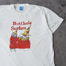 画像1: 90's Butthole Surfers ロックバンド ツアープリントTシャツ XL (1)