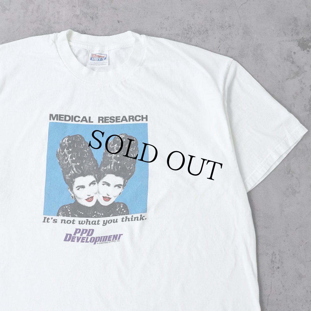 画像1: PPD DEVELOPMENT "It's not what you think." 医薬品開発企業 プリントTシャツ XL (1)