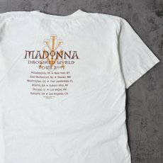 画像2: 2000's MADONNA シンガーソングライター ツアープリントTシャツ XL (2)