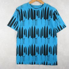 画像1: ANDY WARHOL ナイフ柄 アートプリントTシャツ M (1)
