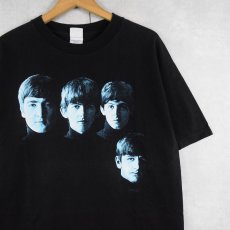 画像1: 90's〜 THE BEATLES ロックバンドプリントTシャツ BLACK L (1)