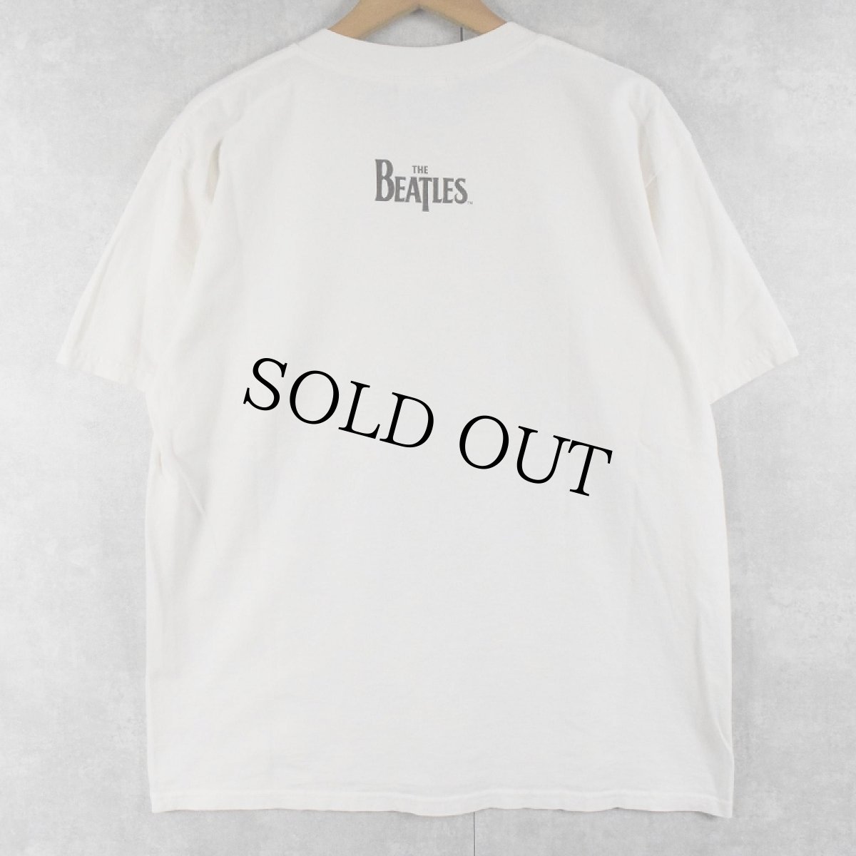 画像2: 90〜2000's THE BEATLES ロックバンドプリントTシャツ L (2)