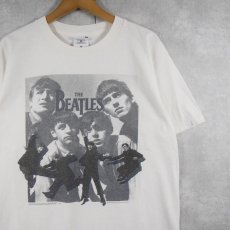 画像1: 90〜2000's THE BEATLES ロックバンドプリントTシャツ L (1)